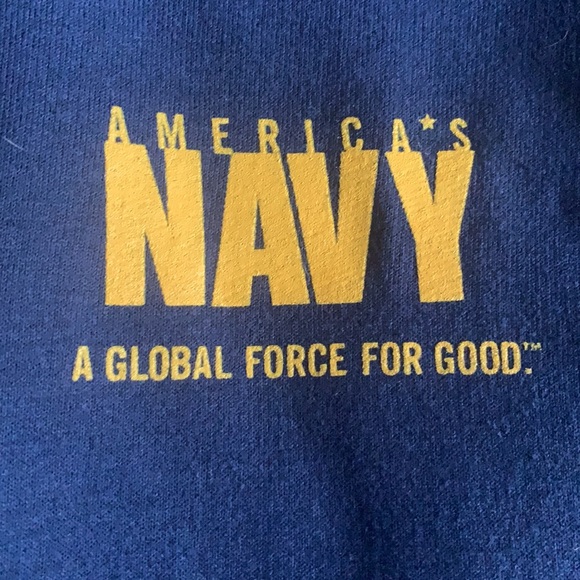 NWT Navy Sweatshirt - Picture 4 of 5